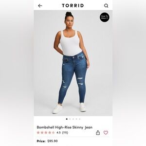 Bombshell High-Rise Skinny Jeans